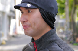 Polartec　ウインターキャップ　Power Grid　ブラック