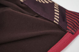 ウォームジャージの裏起毛生地