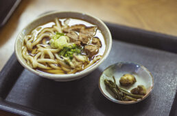 定峰峠の峠の茶屋のうどん