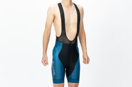 ウエイブワン・レジェフィットサイクルパンツ（肩紐あり・1万2650円、肩紐なし・1万2100円）●新規注文／約50日・3着〜