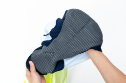 今シーズンからサンボルトのオーダーウェアは、従来はオプション扱いだったイタリア・サイテック社のパッドを標準装備。世界の一流サイクルウェアブランドが採用する優れもので、レースやロングライド、普段の練習など幅広いシーンで優れた履き心地を実現