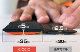 チッチョと従来サイズとの比較