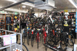 キムラじてんしゃの店内の様子