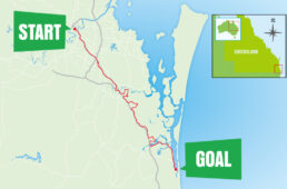 B2GCブリスベンゴールドコーストのコース