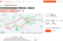 STRAVAのPC版からデータを落とす場合
