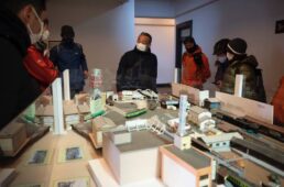 昭和中期の大津駅の模型