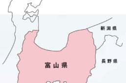 富山の地図