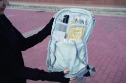 レースエアの内部ポケット