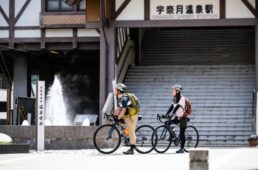 宇奈月温泉駅前