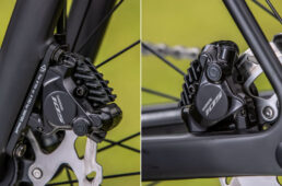 シマノ・105 R7100のブレーキキャリパー