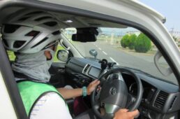 ドライバーからの死角を確認