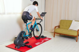 インドアトレーナーでヒルクライム