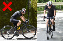 疲れてくるとフォームが崩れがち