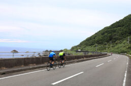 室戸岬への海岸線