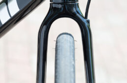 フロントフォークのクリアランス