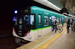 京阪電車×叡山電車「サイクルトレイン・リレー号」