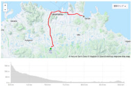 高松空港〜道の駅源平の里むれのルートマップ