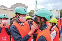 ヘルメットの装着