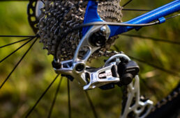 GRXシルバーエディションのリヤディレーラー