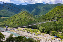 谷瀬の吊橋