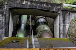 水力発電所の導水管