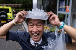 もらった氷とシシャチョー