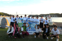 イベント終了後の弓削高校生