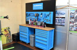 サイクルショップタジマのSSCコーナー