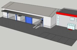 風洞試験センターの外観（イメージ）