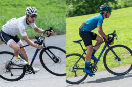 コンテンドAR4に乗る中島編集長と浅野さん