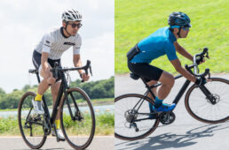 エンデュレース6に乗る中島編集長と浅野さん