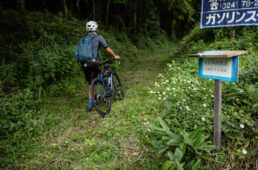 山王峠を目指す