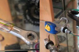 クランク型、ペダル型のSRMの試作パワーメーター