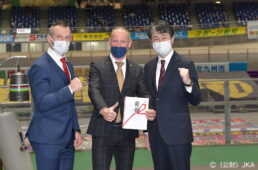 小倉けいりんが自転車トラック競技のアスリートを支援