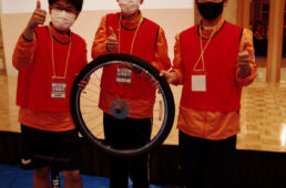 パンク修理10点満点の松山北中島分校