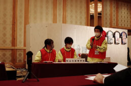 決勝戦での松山北高校の生徒