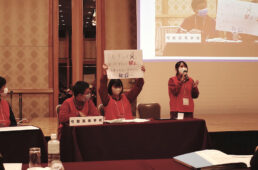 決勝戦での弓削高校の生徒