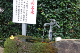 益子観音寺の名水