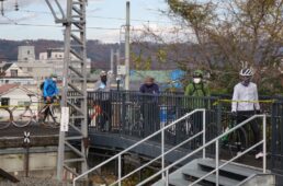 西武秩父駅のホームをつなげる通路