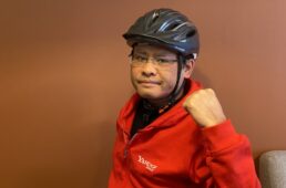 ヤフーマップの自転車ルートナビが雨雲レーダーと連動