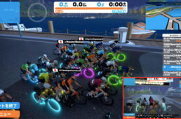 レーススタート直後のシーン