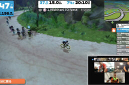 アタックする西谷店長