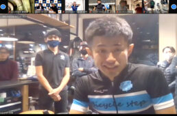 大会初優勝を飾ったBICYCLE STEPの佐藤教行店長