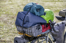 パスアンドストーの中空クロモリキャリヤに大型ラック