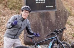 eバイクで参加した御子柴さん