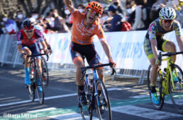 ⼤⽥原ロードレースで優勝した阿曽