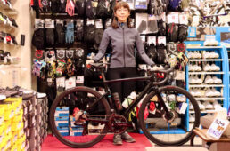 カトーサイクルスタッフの羽田野 千晶さん