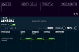 スマートトレーナー（スマートバイク）などをアプリと接続する設定画面