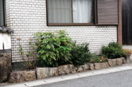 車石を利用している家