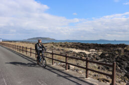 富江ブルーラインサイクリングコースを走る